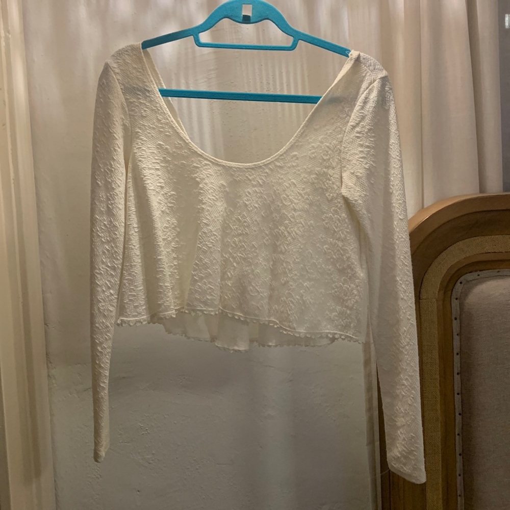UO long sleep crop